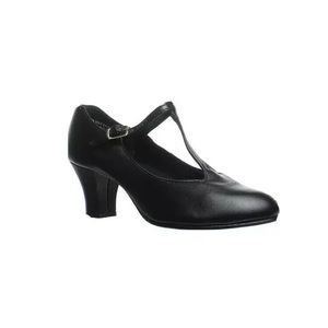 Capezio Black Leather Character Shoes size 7